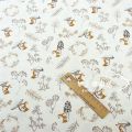 loth T top, quilt, elas stitching, DIY mesh print, cotton fabric, Syunss khaki bunny, tissue panels, T-sewing baby toy bed, Tecido The Cilda. 