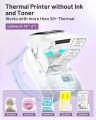 Phomemo Label Printer - M110 Address Label Maker Bluetooth Thermal Portable Label Maker Machine for Small Business, Barcode, Cable, Retail, Clothing, Barcode Printer Compatible with Phones & PC, White. 