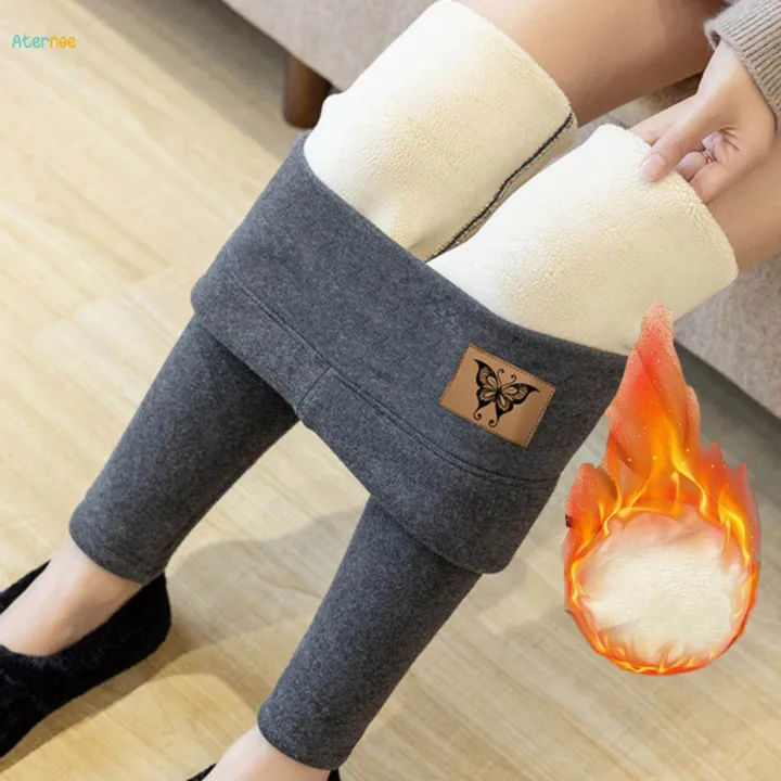 Women%20Winter%20Leggings%20Thermal%20Elastic%20Tights%20Pants%20Soft%20Skinny%20Fleece%20Lined%20Thick%20for%20Running,%20Hiking,%20Yoga%20,%20XXL%20-%20Image%202