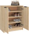 Toheed Wood Shoe Storage Cabinet, Wooden Shoe Rack Organiszer, 4 Shelves Shoe Box. 