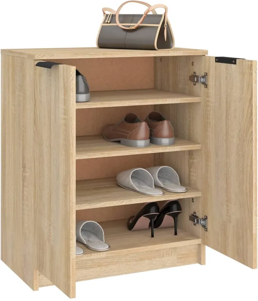 Toheed Wood Shoe Storage Cabinet Wooden Shoe Rack Organiszer 4 Shelves Shoe Box Daraz.pk