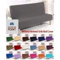 Armless Sofa cumbed Cover Folding Modern seat   cover. 