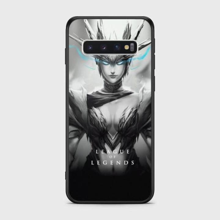Samsung Galaxy S10 Plus Cover - SkinLee HQ Infinity Glass Case (Soft) - Shyvana League Of Legends - SKINLEE-460-1-472-282