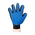 Pet Grooming Glove Blue - Grooming Bathing Glove for Cats & Dogs 1pcs. 
