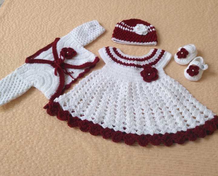 BABY%20GIRLS%20CLOTHES%20SET%20/%20CROCHET%20WOOLEN%20DRESS%20-%20Image%204