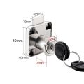 Cabinet Door Lock Anti-theft Desk Drawer Lock with Keys Wardrobe Cabinet Lock Bedside Bookcase Furniture Door Lock Hardware. 