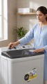 Enviro 9kg Twin Tub Washing Machine | Double Layer Body & Virgin Plastic | EWM 9620-TW. 