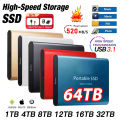 TB Portable SSD External Hard Drive 2024 New 1TB Storage Drive Mini Solid USB3.1 HDD 2 External HD Hard Drive for Mac/Mobile Phones. 