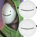 White Smile Dreams Masks Anime White Helmet Cosplay Mask Halloween Masks Party Props Accessories Cosplay Costume Fantasy. 