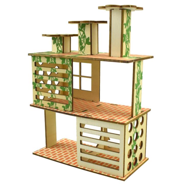 Hamster Climbing Frame Scratch resistant Guinea Hamster Playing House Toy Daraz.pk