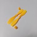 2 Blades Plastic Toy Fan Propeller Plastic Fan Blades For Mini DC Toy Motor And DIY Project And Drone Fan Propeller. 