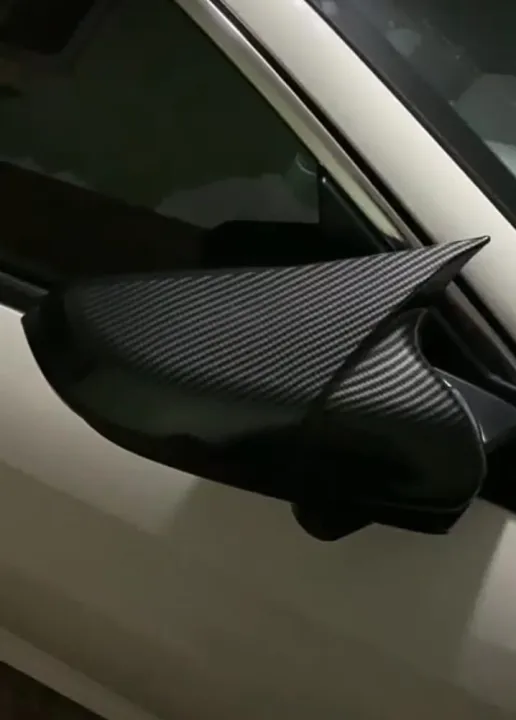 Bat%20Man%20Style%20Carbon%20Fiber%20Car%20Rearview%20Mirror%20Cover%20Side%20Door%20Mirror%20Shell%20Decoration%20Trim%20for%20HONDA%20CIVC%20X%20-%20Image%202