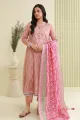 Zellbury Unstitched 3 Piece Lawn Shirt Shalwar Dupatta - 0878 Suit For Women - Cambric Bottom Lawn Dupatta - Essential Unstitched Collection - Unstitched Fabric For Women - Summer - Aug Arrivals. 