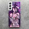 【NEW】LEWD Sad Girl Japanese Anime Print Soft Case for Samsung Galaxy S23 S22 Ultra S21 S20 FE S10 Plus Phone Shell S9 S8 + S10E S7 Pa. 