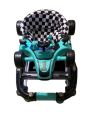 2 in 1 Formula 1 Car Rocker + Baby Walker With Lights & Music, in Random colors. 