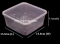 25 pcs 1500ml Plastic Disposable Boxes For Food Packing and Food Storage  Tranparent Plastic Containers with Lids. 