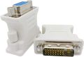 DVI to VGA Adapter, DVI-I 24+5 Pin Male to VGA Female Converter Gold Plated for PC, Monitor, HDTV, Projector - 1080P Resolution Support. 
