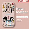 JIUMOO For OPPO Reno 2F Reno 2Z Case Cartoon Oil Doraemon Thin Leather Soft Full Lens Back Cover Camera Protect Cases Shockproof Casing. 