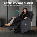 Sereno Life Recliner Sofa First Class (Special Edition), 360-Degree Swivel Base, Full Back & Leg Support & 3-in-1 Functionality. 
