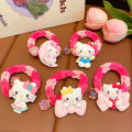 Cartoon Cute Weave Ponytail Hair Rope Sweet Kawaii High Elastic Rubber Bands WANNA. 