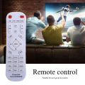 Universal Projector Screen Remote Multi-Brand White Compatible Universal Remote Replacement Projector Controller for Home. 