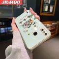 JIUMOO For Infinix Smart 4 Smart 4C X653 Case Chibi Maruko Chan New Design Side Design Phone Cases Pattern Luxury Plating Casing Full Cover Camera Shockproof Protection SoftCases. 