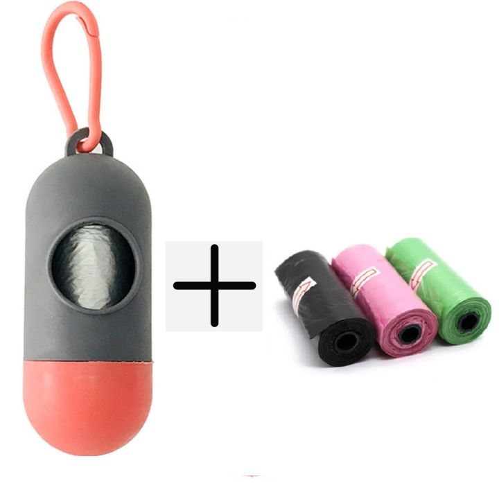 01 Dispenser + 03 Rolls Disopsable Baby Diapers Bag Box Kit Portable Baby Diapers Platics Bags Pet Waste Bag Box Kit Portable Baby Diapers Platics Bags Rubbish Bags Garbage Bag Removable Box Nappy Bag with Rope/hooks