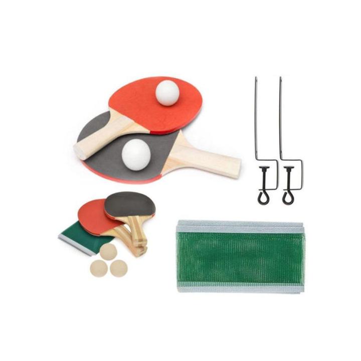 Ping Pong Table Tennis Racket Set With Net And Three Balls For Children, Kids