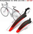 Cycling Mudguards and Wet Terrain with a Stylish Mountain Bike Mudguard: cycle mudguard plastic Tire Fenders Adjustable Pair Waterproof, Durable, and Easy to Install. 