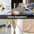 Uk Lot Imported Zanussi Cordless Stick Vacuum Cleaner Cordless Stick Vacuum Cleaner With 130w Powerful Brushless Motor Led Brush Powerful Suction3 in 1 Light Weight Handheld Detachable Battery 30 Mins Run Time. 