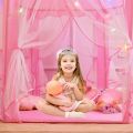 Children’s Indoor And Outdoor Hexagon Fairy Princess Castle Play Tent House. 