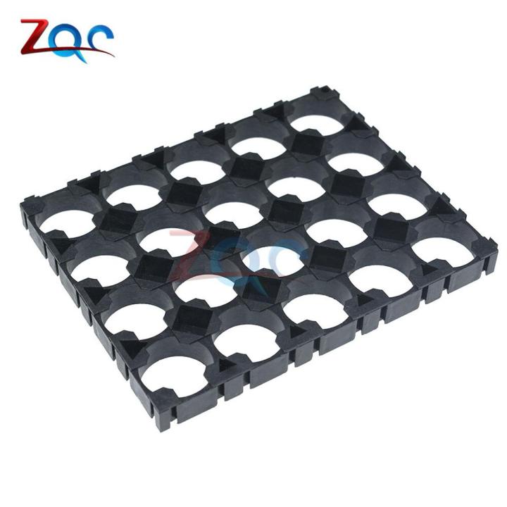 5Pcs 4x5 Cell Spacer Holder 18650 Lithium Battery Plastic Rack Batteries Radiating Shell Pack