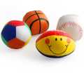 4 pes Training Exercise Tactile Baby Soft Stuffed Ball Toys Mini Basketball Football Baseball Soccer Suit Set Kids Hand Ball Cloth ball For Early Developement. 