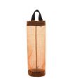 [Featured] Kitchen Plastic Mesh Dispenser Organizer Trash Bags/Wall Mounted Reusable Hanging Trash Bag Dispenser Storage Pouch. 