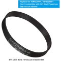 6 Pieces Replacement Vacuum Cleaner Knurled Belt Compatible for Dirt Devil Style 15 Upright Vacuum Cleaner. 