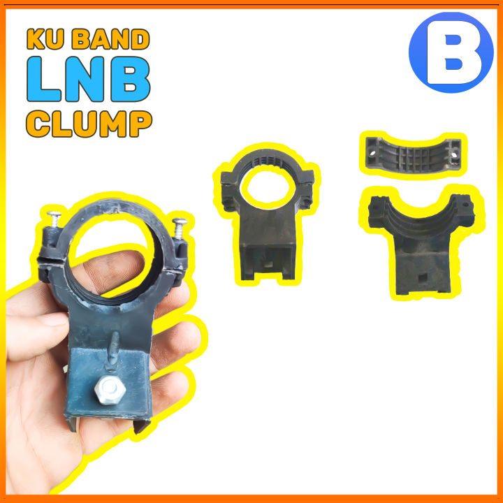 Ku%20Band%20LNB%20Holder%20LNB%20Feed%20Horn%20%7C%20Ku%20Band%20Plastic%20Clump%20For%202%20Feet%20Antenna%20-%20Image%203