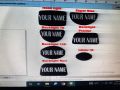 backlight sticker of Bike of 70cc and 125cc customized. 