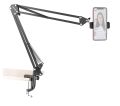 Overhead Tripod  Arm Stand with Mobile Holder for Sketching Drawing Overhead Videos High Qulaity Metal Tripod Scissor Arm Stand for Vlogs Live Youtube Facebook Tiktok. 