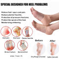 1 Pair Squishy Soft Silicone Moisturizing Heel Socks Feet Skin Care Anti Crack Control Foot Protecto ... 