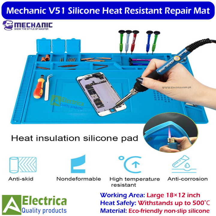Mechanic%20V51%2018%C3%9712%20Inch%20Heat%20Resistant%20Silicone%20Soldering%20Mat%20500%E2%84%83%20ESD%20Non-Slip%20Repair%20Pad%20for%20Mobile%20Phone%20&%20Electronics%20Repair%20by%20Electrica%20-%20Image%206