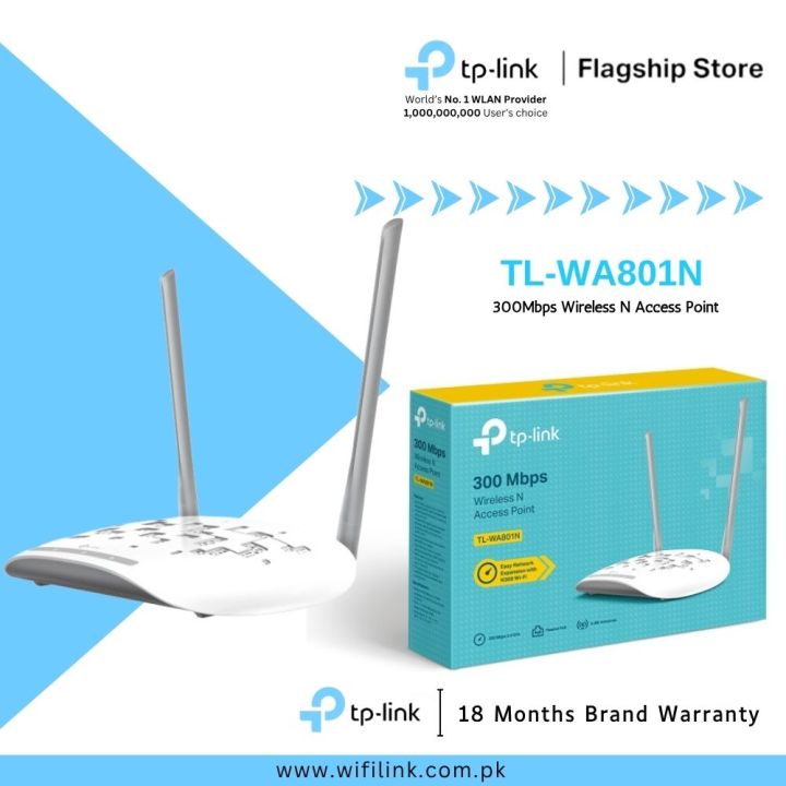 TP-Link Wi-Fi Router TL-WA801N 300Mbps Wireless N Access Point - 18 Months Brand Warranty