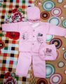 Pack Of 4 Pcs Newborn Baby Suit Gift set New Born Baby Girl Boy Clothes Shirt, Pant, Bib and cap Infant Warm Winter Suits Dresses Unisex NewBorn Garam Clothes Size 0-3 Months. 