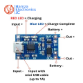 1/2/5/10pcs TP4056 Li-ion Lithium Battery Charging Module Charging Charger TP 4056 (Micro USB/Type-C 1.2A with Protection). 