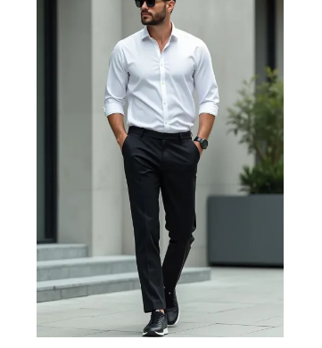 Men’s Jeans Pack of 3 – Black, Cream & Sky Blue | Contrast Cotton ...