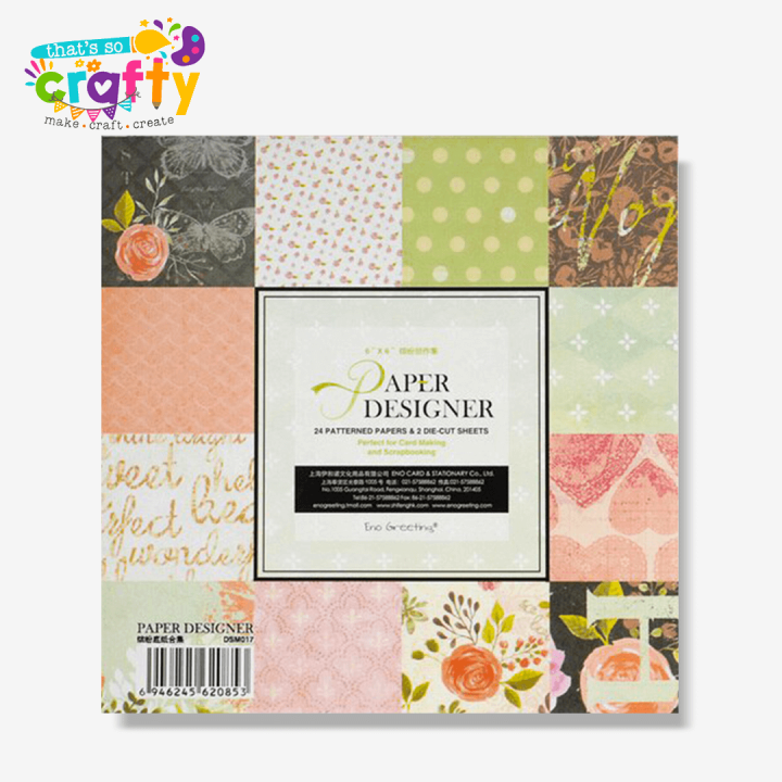 Design%20Paper%20Pack%20Scrapbook%20Papers%20Patterned%20Paper%20For%20Crafting%206x6%20Inch%20-%20Image%202