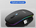 EAGET Wireless Bluetooth Mouse, Dual Mode Connectivity (Bluetooth 5.0 & 2.4G USB) Computer Mouse, Sleek, Portable, Compact Design. 