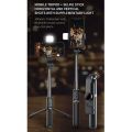 Q02S Fill Light Bluetooth Selfie Stick Tripod Mobile Phone Holder. 