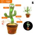 Rechargable Dancing Cactus Talking Toy Cactus Repeats , Soft Plush Talking Toy Electric Speaking Cactus Baby Toys Funny Creative Kids Toy/Cactus Shaking Cactus Lightning, Wriggle Twisting Cactus ,Cute Plush Toy Education Toy. 