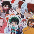 50pcs New Anime My Hero academia Stickers Decals Motor Skateboard Laptop. 