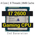Intel I7 2600 Desktop / Computer Gaming Processor 2nd Generation or 3rd Generation - LGA 1155 Socket CPU / Processor for Gaming PC or Computer - 2nd Generation i7 CPU - 3rd Generation i7 CPU i7 2600 CPU. 